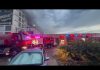 Incendiu la clădirea „Contactoare” din Buzău. Aproximativ 50 de persoane de la o sală de fitness au fost evacuate