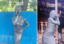 Statuetă furată din Germania, descoperită într-o gospodărie din Sătuc